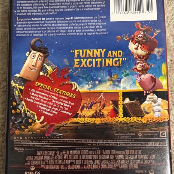 Disneys 102 Dalmatians The Book Of Life 5 Children & It, 9 Family DVD Movie Lot - Picture 9 of 14